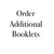 Additional Bookletts for 8 page Booklett