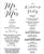 Wedding Program Card